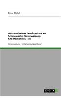 Austausch eines Leuchtmittels am Scheinwerfer (Unterweisung Kfz-Mechaniker, -in)