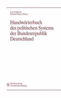 Handworterbuch des politischen Systems der Bundesrepublik Deutschland