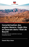 Caractérisation des argiles Nasaru, Gada Uku et Gwaram dans l'État de Bauchi