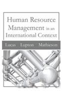 Human Resource Management in an International Context