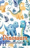 Dinosaurs Coloring Book for Adults: High Quality +50 Beautiful Designs