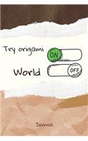 Try origami On Word Off Journal