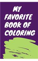 My favorite book of coloring
