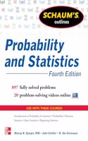 Schaum's Outline of Probability and Statistics: 897 Solved Problems + 20 Videos(Schaum's Outlines)