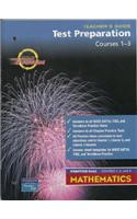 Prentice Hall Middle Grades Math Course 1 Test Prep Workbook 2004