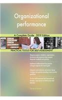 Organizational performance A Complete Guide - 2019 Edition