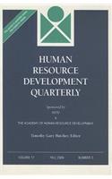 Human Resource Development Quarterly, Volume 17, Number 3