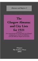 The Glasgow Almanac and City Lists for 1921