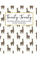 Twenty - Twenty The Ultimate 2020 Pixel Monthly & Weekly Planner Calendar Book