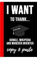 I Want To Thank...