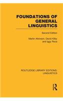 Foundations of General Linguistics