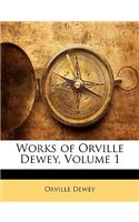 Works of Orville Dewey, Volume 1