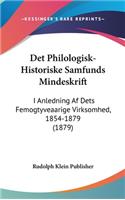 Det Philologisk-Historiske Samfunds Mindeskrift