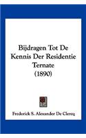 Bijdragen Tot De Kennis Der Residentie Ternate (1890)