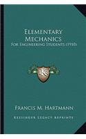 Elementary Mechanics