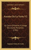 Annales De La Vertu V2