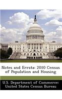 Notes and Errata: 2010 Census of Population and Housing(English)