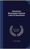 Sanctiones Municipales Statuum Castri Et Roncilionis