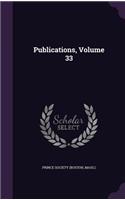 Publications, Volume 33
