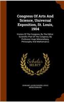 Congress Of Arts And Science, Universal Exposition, St. Louis, 1904