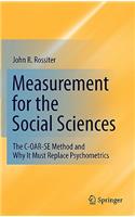 Measurement for the Social Sciences
