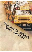 Teacher's School Year Journal