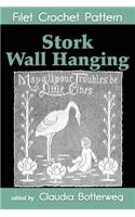 Stork Wall Hanging Filet Crochet Pattern