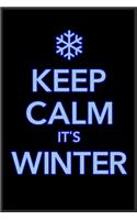keep calm it's winter