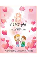 Valentine's Day Activity Book for Kids Ages 4-8