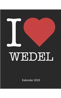 I love Wedel Kalender 2020