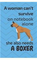 A woman can't survive on notebook alone she also needs a Boxer