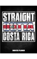 Straight Outta Costa Rica Undated Planner