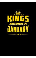 Kings Born January: Composition Notebook Writing Journal 6" x 9" 0 Pages. Journal Notebook for Note Taking, Diary, Journaling, Gratitude and Reminder for Girls, Women a