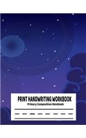 Print Handwriting Workbook Primary Composition Notebook