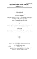 Reauthorization of the Iran-Libya Sanctions Act
