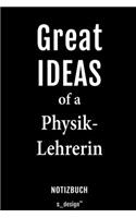 Notizbuch für Physik-Lehrer / Physik-Lehrerin