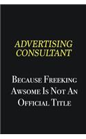 Advertising Consultant because freeking awsome is not an official title: Writing careers journals and notebook. A way towards enhancement