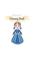 Princess Coloring Book: Coloring Toy Gifts for Kids ages 2-4,4-8, Girls 4-8, Toddler or Adult Relaxation - Large Print Birthday Party Favors Gifts Made in USA