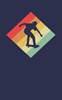 Skater Notebook: Retro Vintage 80s Skate 6 x 9 Lined Ruled Journal Gift for Skaters And Skateboarders (108 Pages)