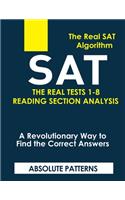 SAT the Real Tests 1-8 Reading Section Analysis