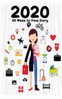 2020 A5 Week to View Diary