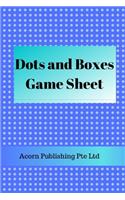 Dots and Boxes Game Sheet