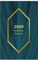 2020 Monthly Planner: Portable. Month on 2 pages followed by six Notes pages. Monthly layout Includes To-do section. 8.5"x 5.5". Fits in purse. (Half Letter size). (Graph