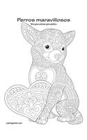 Perros maravillosos libro para colorear para adultos: (1 Perros Maravillosos)