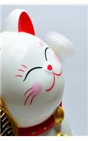 LUCKY CAT - a lined journal