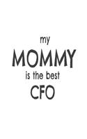 My Mommy Is The Best CFO: Kids Proud Of Chief Financial Officer Mom Novelty Gift Notebook