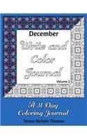 December Write and Color Journal - Volume 2