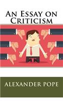 An Essay on Criticism