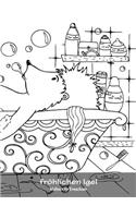 fröhlichen Igel-Malbuch für Erwachsene 1: (1 Fröhlichen Igel)