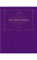 Dot Grid Journal: Elegant Luxury Collection - Purple and Gold Makes This Notebook Perfect for Home, School, or Office!(1 Elegant Luxury Dot Grid Journal)